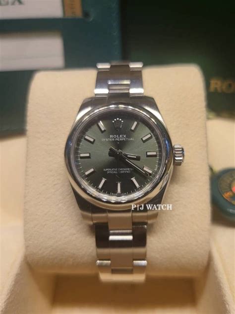 rolex 176200 green|oyster perpetual 26.